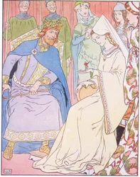 La reine était ravie du petit garçon